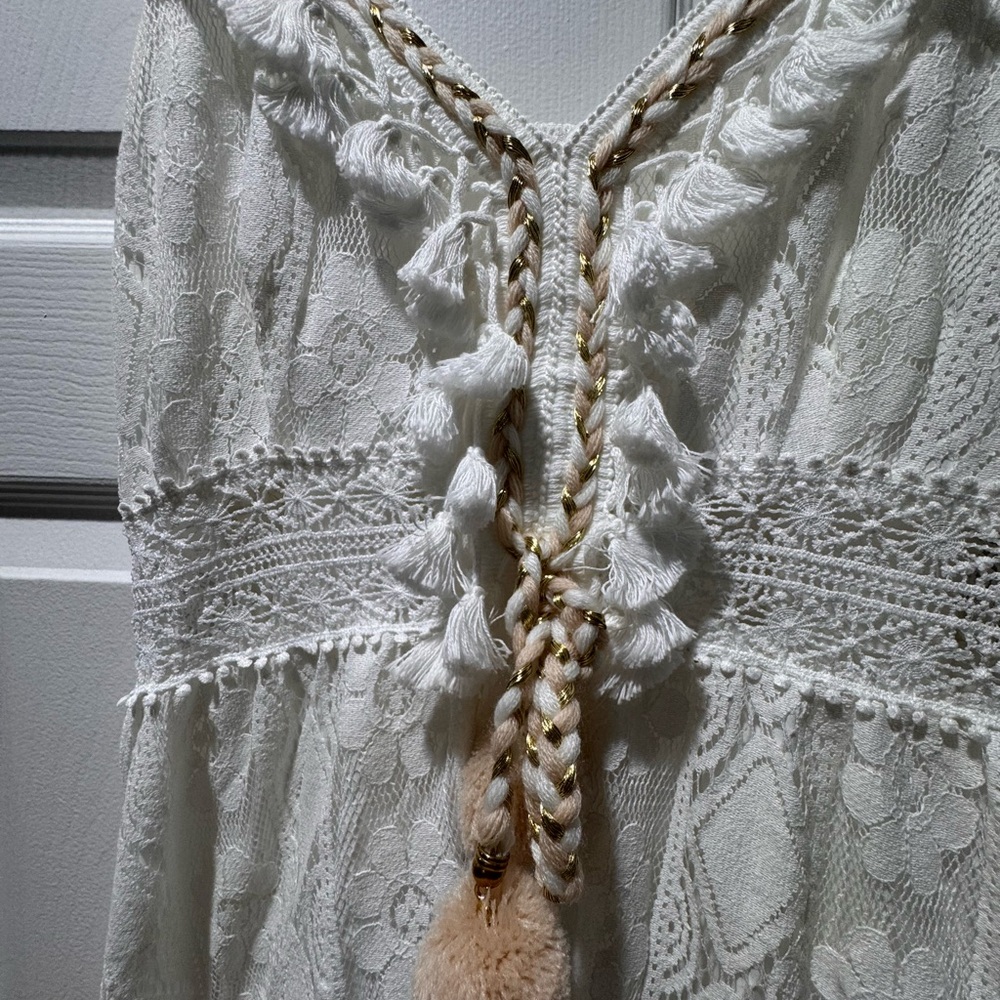 Cupshe white lace dress XL EUC super cute!!!!!! - Picture 7 of 12